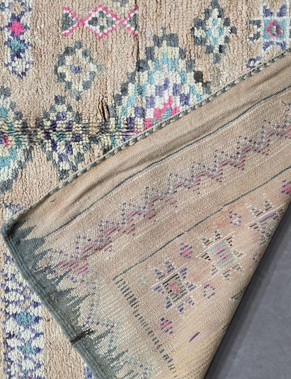Vintage Boujad Rug 10.5 x 6 ft / 320 x 184 cm
