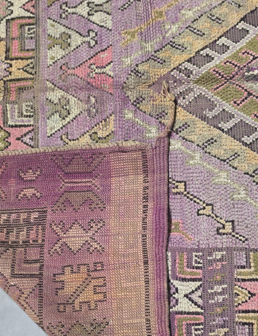 Vintage Moroccan Area Rug 9.8 x 5.8 ft / 300 x 177 cm
