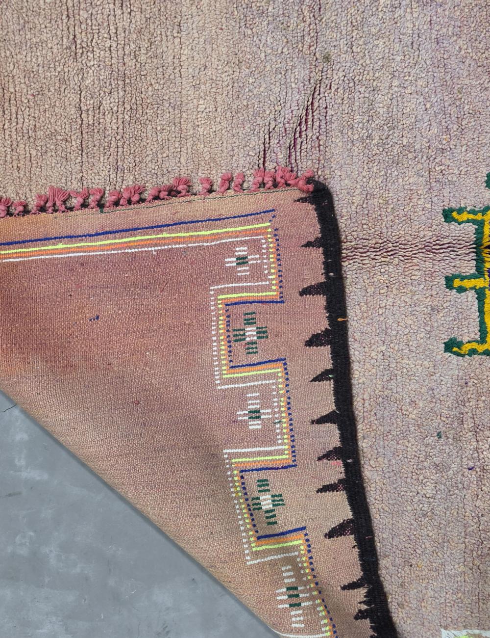Tribal Berber Wool Rug 12.3 x 5.3 ft / 376 x 163 cm