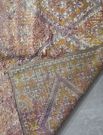 Vintage Purple Moroccan Rug 10.6 x 6.5 ft / 323 x 200 cm