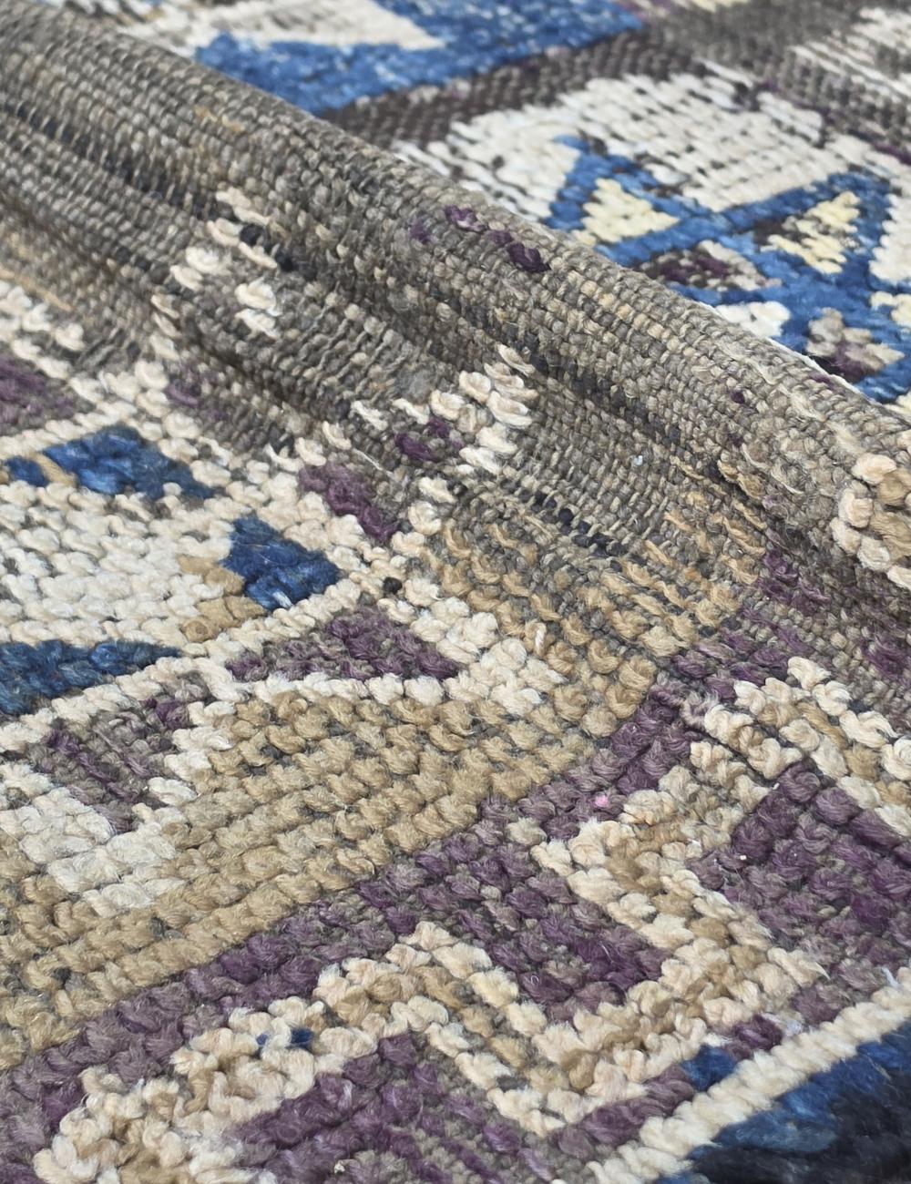 Geometric Tribal Moroccan Rug 6.4 x 5.4 ft / 196 x 167 cm