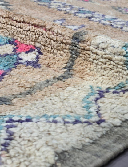 Vintage Boujad Rug 10.5 x 6 ft / 320 x 184 cm