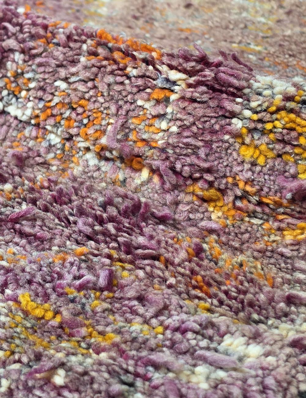 Vintage Purple Moroccan Rug 10.6 x 6.5 ft / 323 x 200 cm