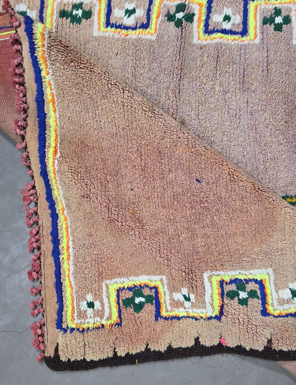 Tribal Berber Wool Rug 12.3 x 5.3 ft / 376 x 163 cm