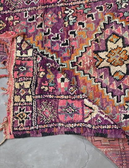 Moroccan Vintage Area Rug 9.5 x 5.9 ft / 290 x 181 cm