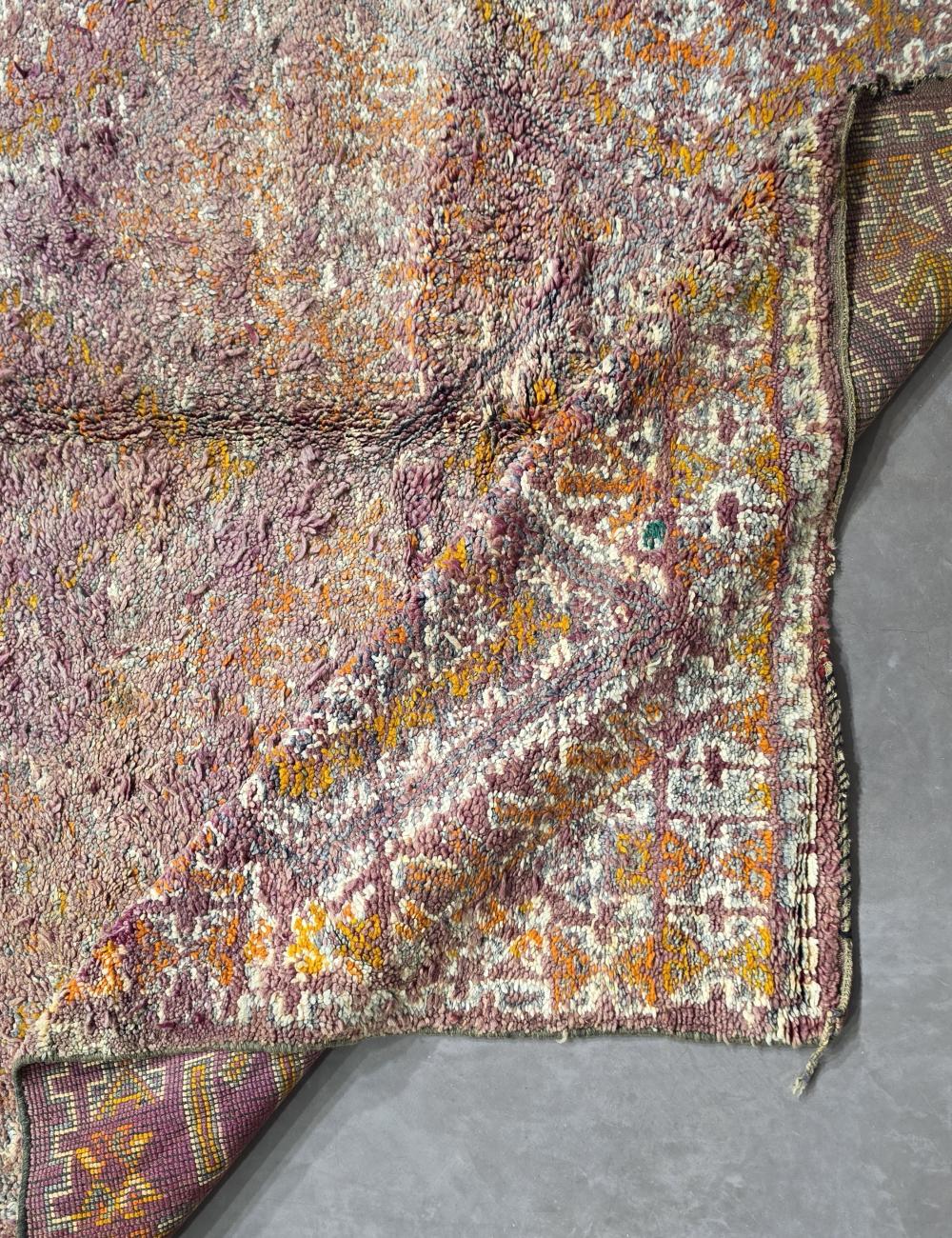 Vintage Purple Moroccan Rug 10.6 x 6.5 ft / 323 x 200 cm