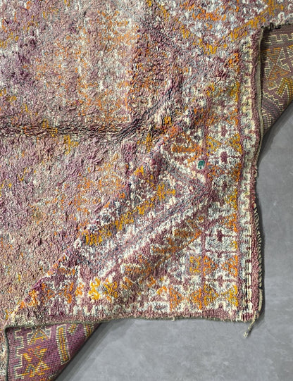 Vintage Purple Moroccan Rug 10.6 x 6.5 ft / 323 x 200 cm