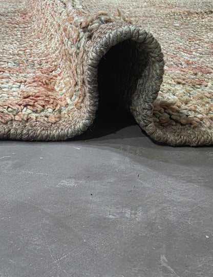 Handmade Faded Berber Wool Rug 10 x 6.4 ft / 305 x 195 cm