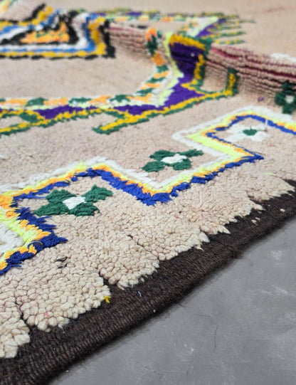 Tribal Berber Wool Rug 12.3 x 5.3 ft / 376 x 163 cm