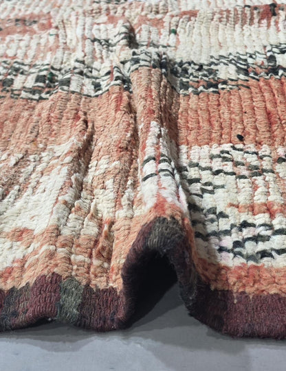 Faded Blush Moroccan Rug 11.2 x 5.2 ft / 340 x 161 cm