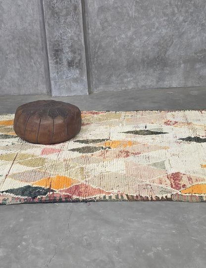 Abstract Berber Carpet 8.1 x 5.3 ft / 247 x 164 cm