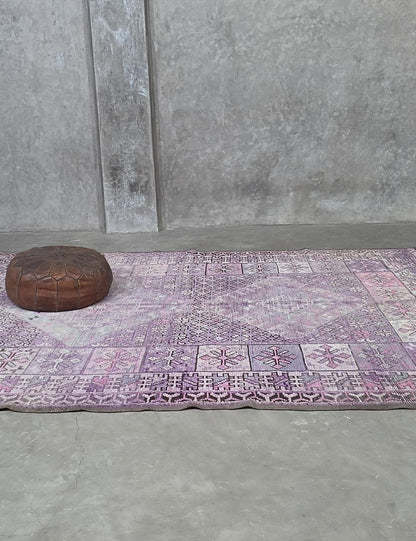 Authentic Berber Faded Rug 11.2 x 6.8 ft / 340 x 210 cm