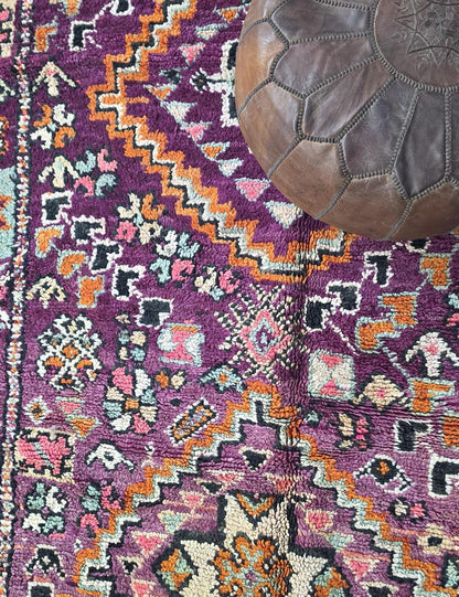 Moroccan Vintage Area Rug 9.5 x 5.9 ft / 290 x 181 cm