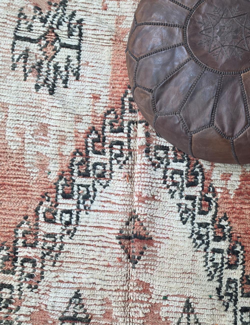 Faded Blush Moroccan Rug 11.2 x 5.2 ft / 340 x 161 cm
