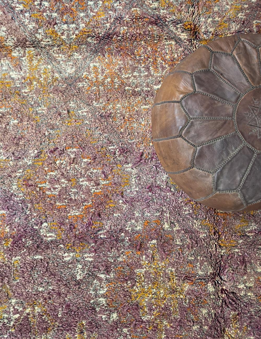 Vintage Purple Moroccan Rug 10.6 x 6.5 ft / 323 x 200 cm