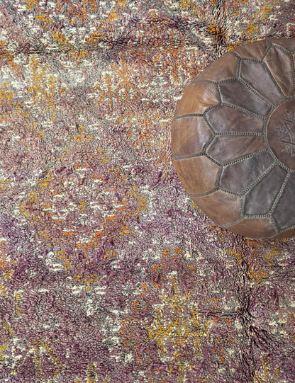 Vintage Purple Moroccan Rug 10.6 x 6.5 ft / 323 x 200 cm