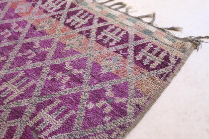 Purple Moroccan Rug 11.4 x 5.5 ft / 346 x 170 cm - Surcoma