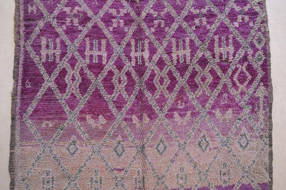 Purple Moroccan Rug 11.4 x 5.5 ft / 346 x 170 cm - Surcoma