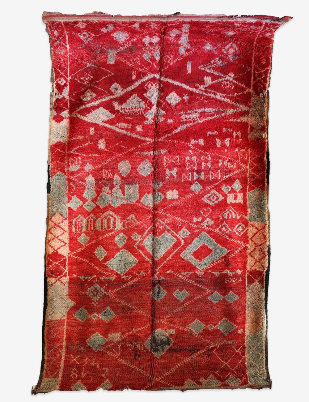 Collectible Moroccan Carpet 12 x 6.9 ft / 365 x 213 cm