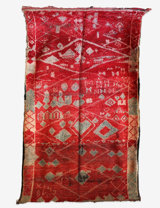 Collectible Moroccan Carpet 12 x 6.9 ft / 365 x 213 cm