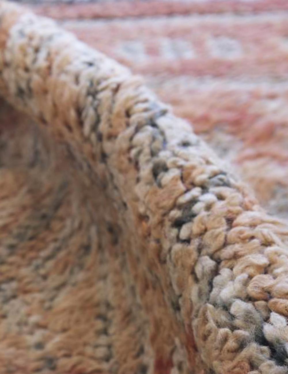 Terracotta Vintage Moroccan Rug 7.6 x 6.7 ft / 233 x 205 cm