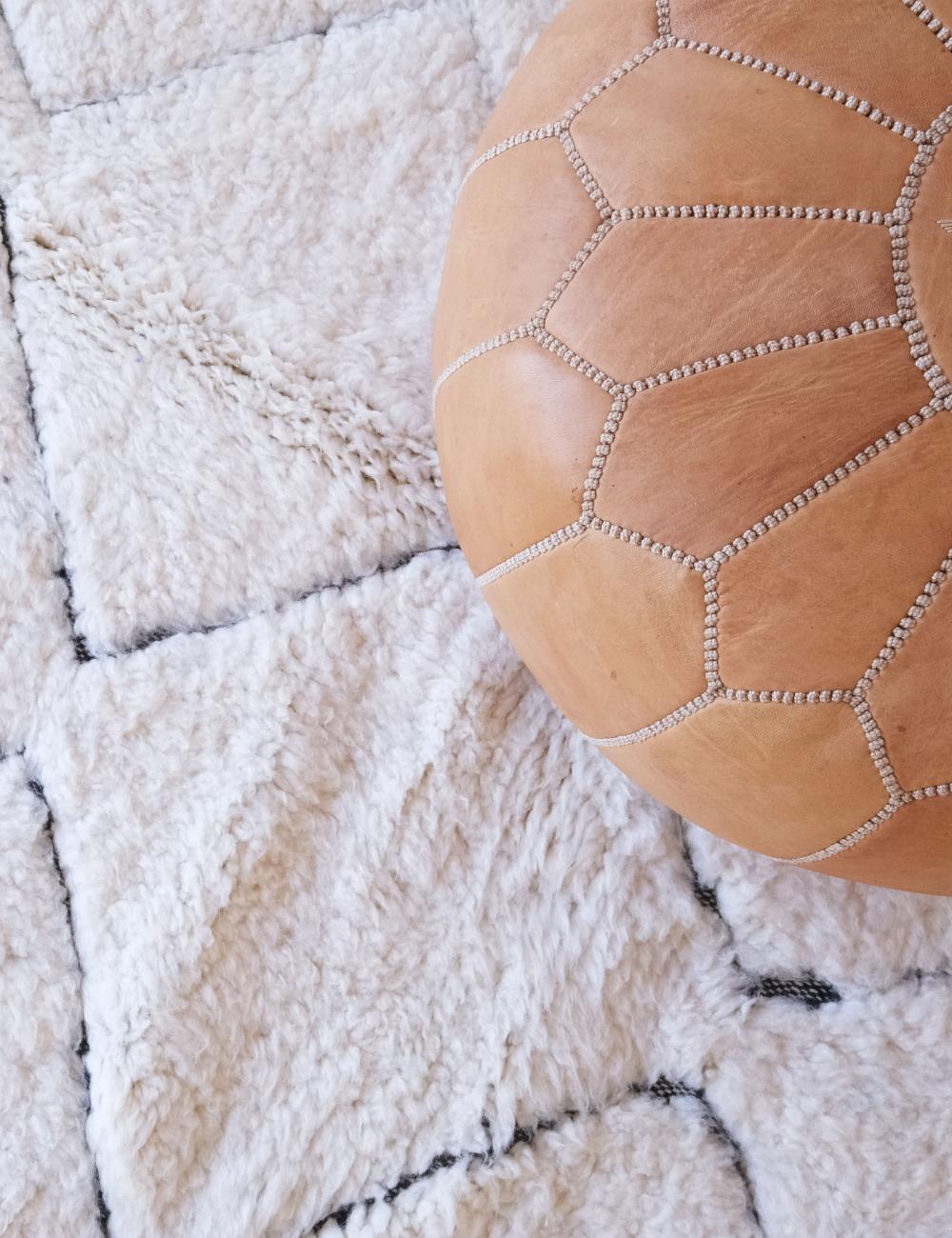 Handwoven Wool with Timeless Diamond Lattice Design