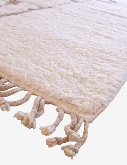Custom Blush Ivory Moroccan Rug - Forma 82