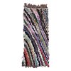 Handmade 3x7 Small Colorful Bohemian & Eclectic Moroccan Recycled Textiles Rug